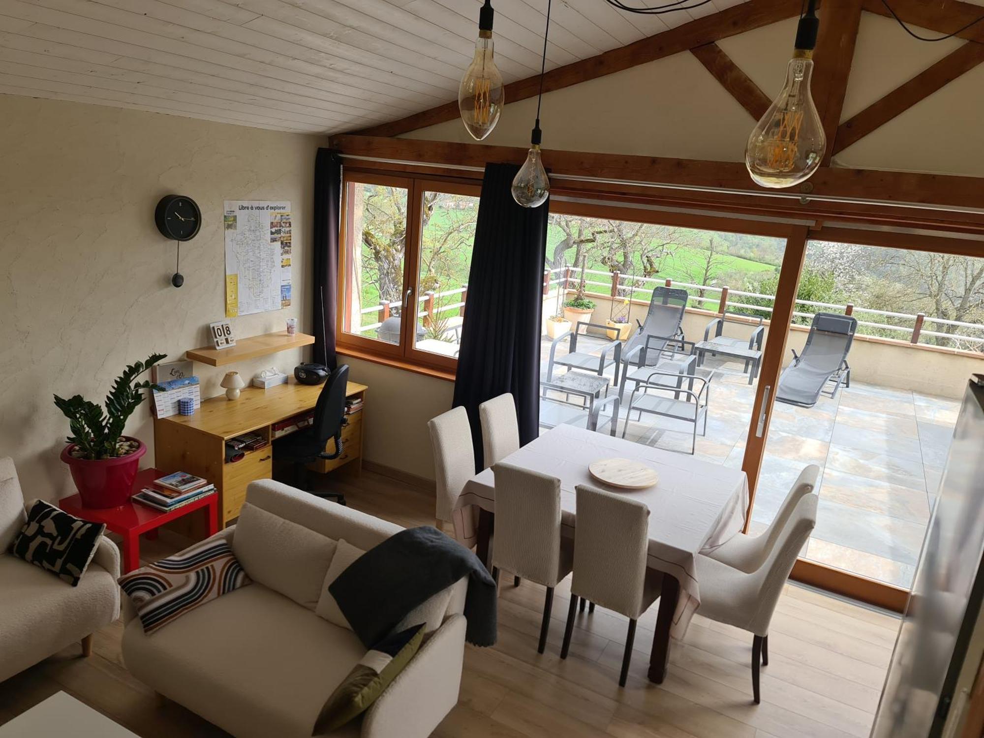Gite Chez Tiane Saint-Flour-L'Etang Exteriér fotografie